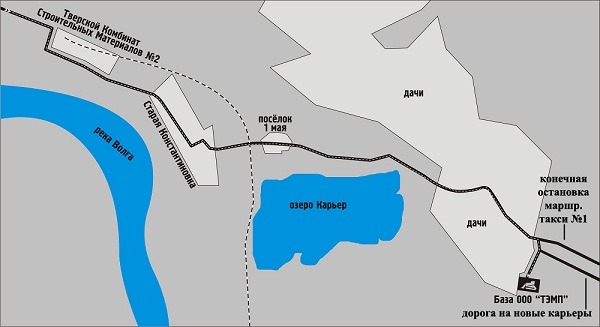 Схема проезда на базу Савватьево